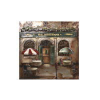 3D-Metallbild English Pub gallery