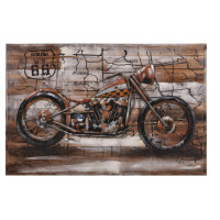 3D-Metallbild Motorrad gallery