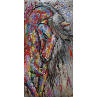 3D-Metallbild Pferd gallery