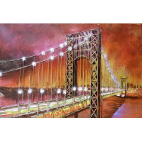 3D-Metallbild Brücke gallery