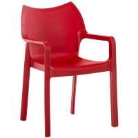Stuhl REWIU - 84x57x53cm, rot, Kunststoff | Kunststoff...