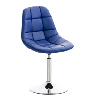 Stuhl OSKAR Kunstleder - 84x48x52cm, blau, Kunstleder |...