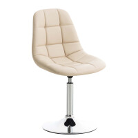 Stuhl OSKAR Kunstleder - 84x48x52cm, creme, Kunstleder |...