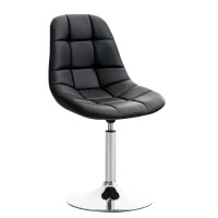 Stuhl OSKAR Kunstleder - 84x48x52cm, schwarz, Kunstleder...