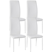 4er Set Esszimmerst&uuml;hle SAVINO Kunstleder -...