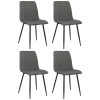 4er Set St&uuml;hle LENZ Stoff - 88x45x53cm,...