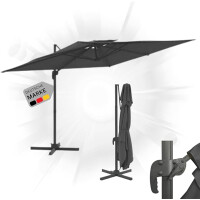 Ampelschirm rechteckig SKY 400x300cm| UV-Schutz, Kippbar,...
