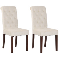 2er Set Esszimmerst&uuml;hle WALES Samt - 98x45x63cm,...