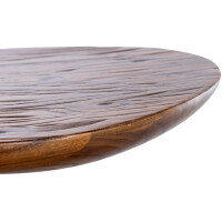 Barhocker höhenverstellbar Walnuss SABU - Holz, 56-80x4
