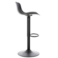 Barhocker höhenverstellbar Schwarz KUSI - Kunststoff, 8