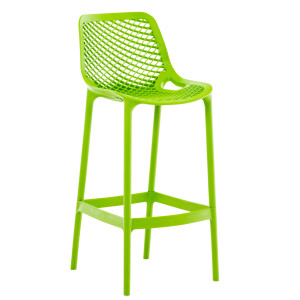 Barhocker modern Grün LORL - Kunststoff, 105x45x53cm