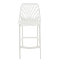 Barhocker modern Weiß LORL - Kunststoff, 105x45x53cm 2