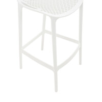Barhocker modern Weiß LORL - Kunststoff, 105x45x53cm 7