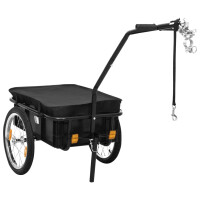 Fahrrad Lastenanh&auml;nger SHARK schwarz | bis 50 kg...