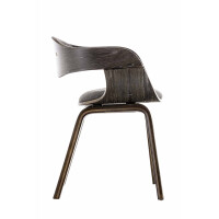Besucherstuhl LONDON Stoff - 73x49x46cm, Grau/Hellgrau | Sto