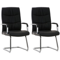 2er Set St&uuml;hle KARO - 105x49x60cm, Schwarz |...