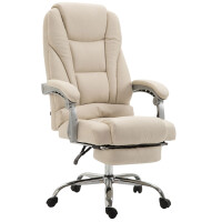 B&uuml;rostuhl MIAMI Stoff - 118x68x64, Creme | Stoff