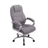B&uuml;rostuhl SYDNEY Stoff - 113x66x70, Grau | Stoff