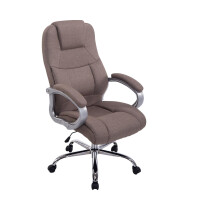 B&uuml;rostuhl SYDNEY Stoff - 113x66x70, Taupe | Stoff