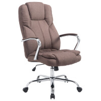 B&uuml;rostuhl JUBEL Stoff - 115x62x70, Braun | Stoff