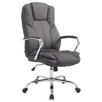 B&uuml;rostuhl JUBEL Stoff - 115x62x70, Dunkelgrau |...