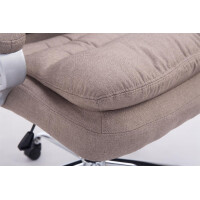 Bürostuhl SOUK Stoff - 116x68x77, Taupe | Stoff 7
