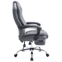 Bürostuhl MEDHA - 114x67x64, Grau | Kunstleder 3