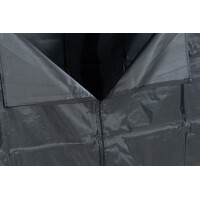 Kaminholzregal aussen mit Abdeckung HEOD | 70x130x185, Stahl