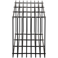 Kaminholzregal Metall PREMIUM - Innen und Aussen, Schwarz | 