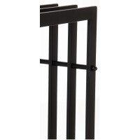 Kaminholzregal Metall PREMIUM - Innen und Aussen, Schwarz | 
