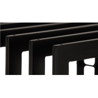 Kaminholzregal Metall PREMIUM - Innen und Aussen, Schwarz | 