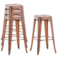 Barhocker MILAN - Kupfer, Metall | Barhocker ohne Lehne 7