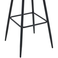 Barhocker SYDNEY - Blau, Samt | Barhocker mit Lehne 7