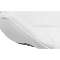 Barhocker 2er Set TAMPA - Weiß, Kunstleder, Chrom | Ba