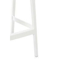 Barhocker 4er Set MIAMI - Weiß, Kunststoff | Barhocker