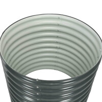 rundes Hochbeet für Garten BLUMO | Verzinkter Stahl | 8