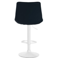 Barhocker RIO - Schwarz, Kunstleder, Weiß | Barhocker 