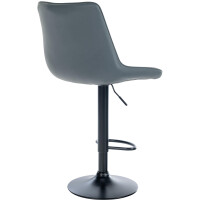 Barhocker 2er Set RIO - Grau, Kunstleder, Schwarz | Barhocke