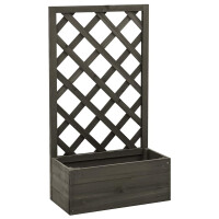 Rankkasten Gartenspalier MINO grau | 90x50x25cm | Spalier...