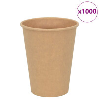Pappbecher Braun 1000 Stück - 300ml | Einwegbecher Getr