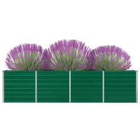 Hochbeet für Garten OSKAR Grün | 320x40x77cm | Ver
