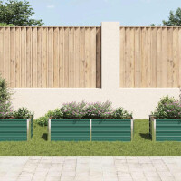 Hochbeet für Garten OSKAR Grün | 160x40x45cm | Ver
