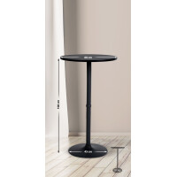 Stehtisch rund Ø 60cm BERLI - Aluminium Gestell | 108