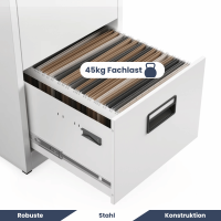 Aktenschrank mit 5 Schubladen SARA V5, 460 x 1630 x 620 mm, 