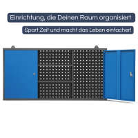 Hängeschrank für Garage BEN, 1200 x 600 x 200 mm, 