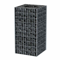 Gabionen Hochbeet ROON aus Stahl | 50×50×100cm |