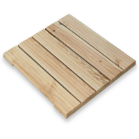 Holzfliese aus Kiefernholz 47.5 x 47.5 c gallery