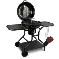 BBQ Kugelgrill mit zwei Ablagen und Gril gallery