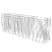 Gabionen Hochbeet ROON aus Stahl | 270x50x100cm | Steinkorb 
