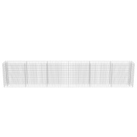 Gabionen Hochbeet ROON aus Stahl | 540x50x100cm | Steinkorb 